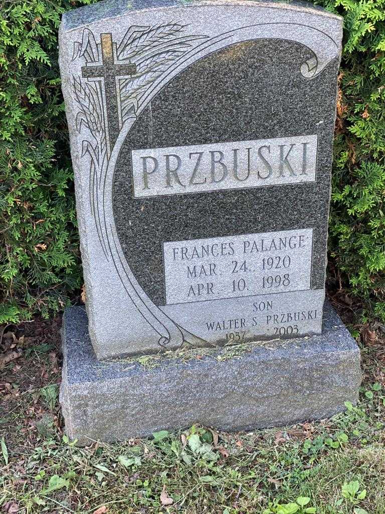 Frances Przbuski Palance's grave. Photo 3