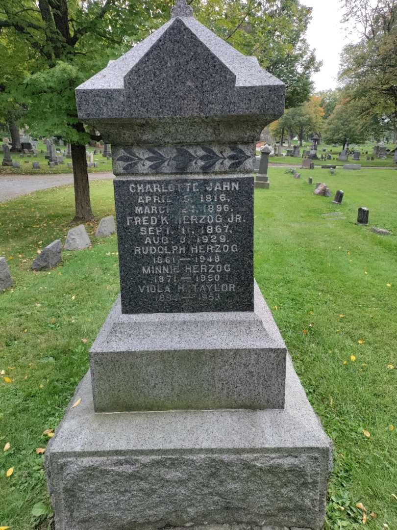 Rudolph Herzog's grave. Photo 2