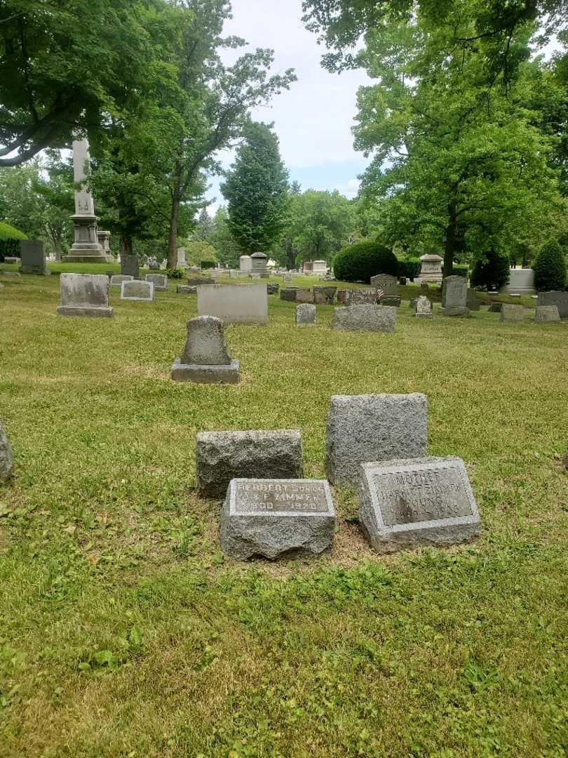 Herbert F. Zimmer's grave. Photo 1