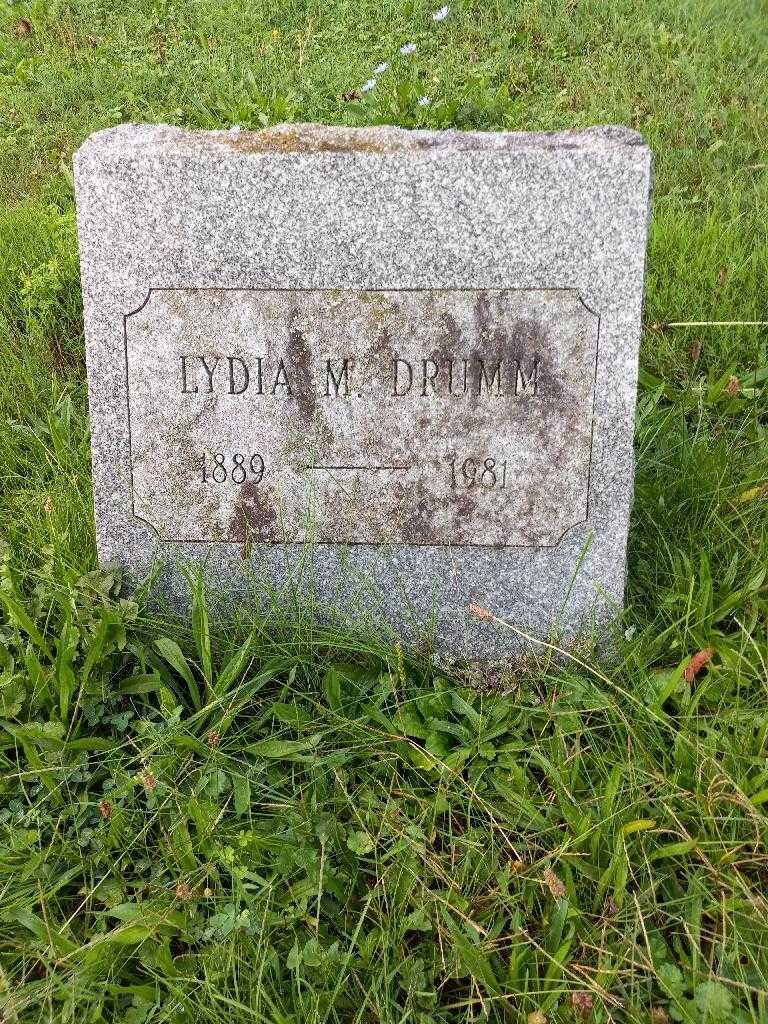 Lydia M. Drumm's grave. Photo 3