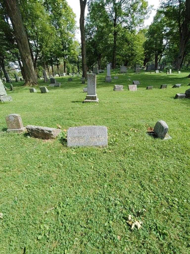 John E. Brush's grave. Photo 1