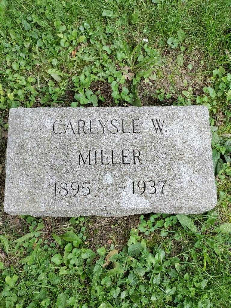 Carlysle W. Miller's grave. Photo 3