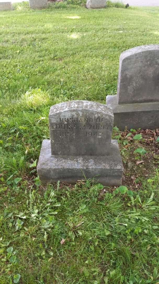 Robert P. Zobel's grave. Photo 3