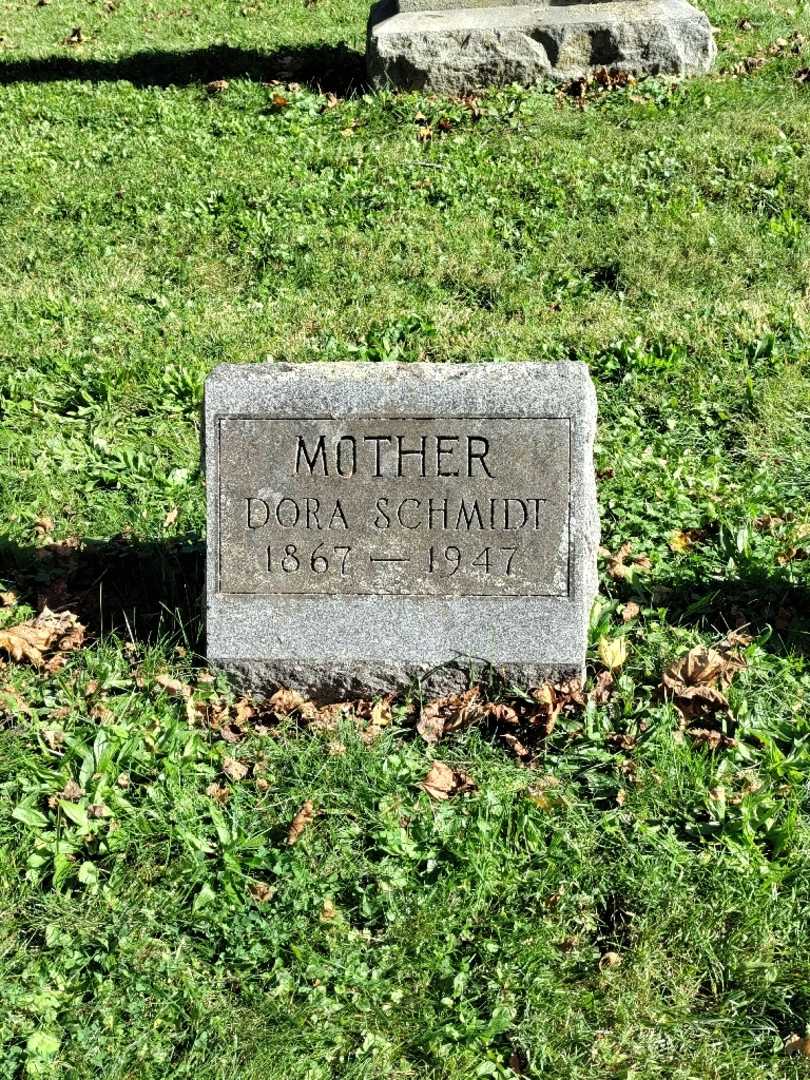 Dorothea "Dora" Schmidt's grave. Photo 2