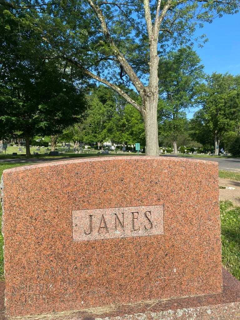 John Jahes Langford's grave. Photo 3