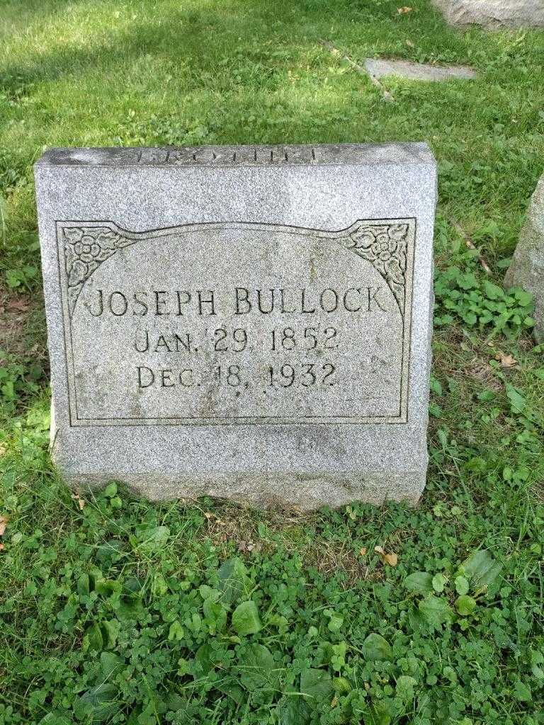 Joseph Bullock's grave. Photo 2