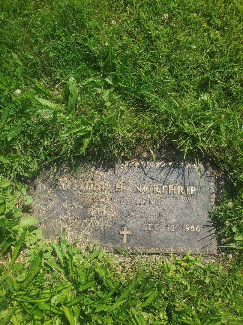 Arthur H. Northrip's grave. Photo 1