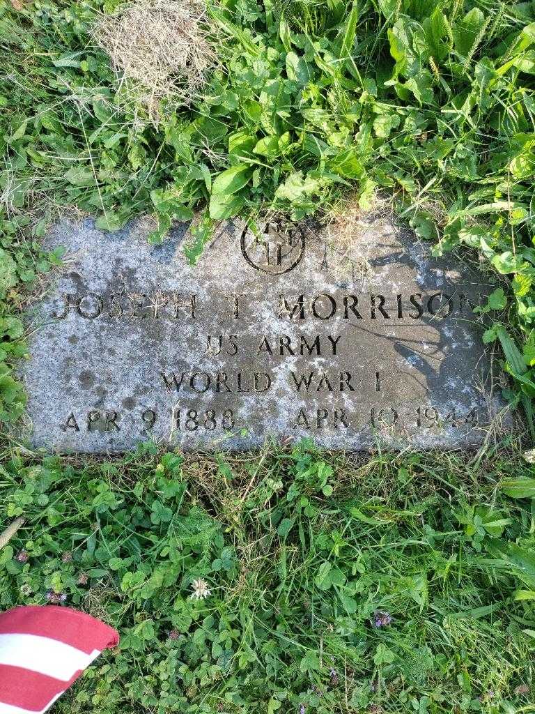 Joseph T. Morrison's grave. Photo 3