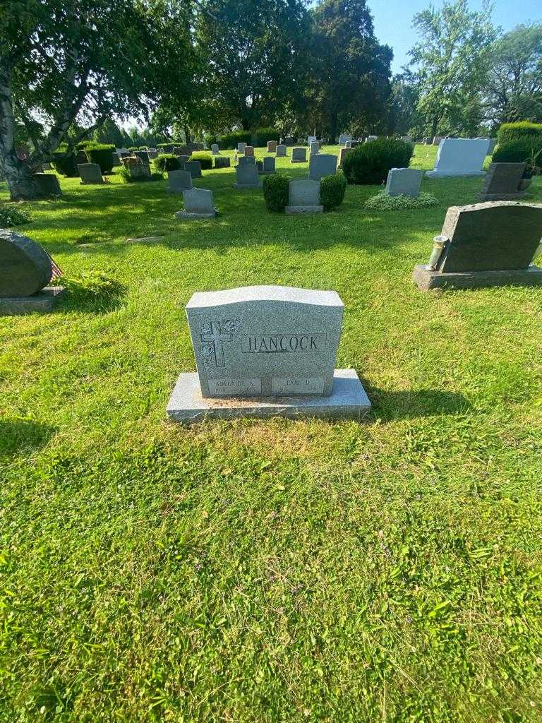 Earl D. Hancock's grave. Photo 1