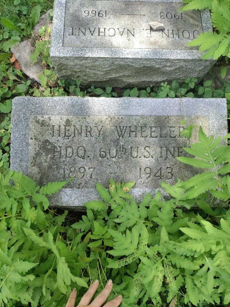 Henry Wheeler's grave. Photo 1