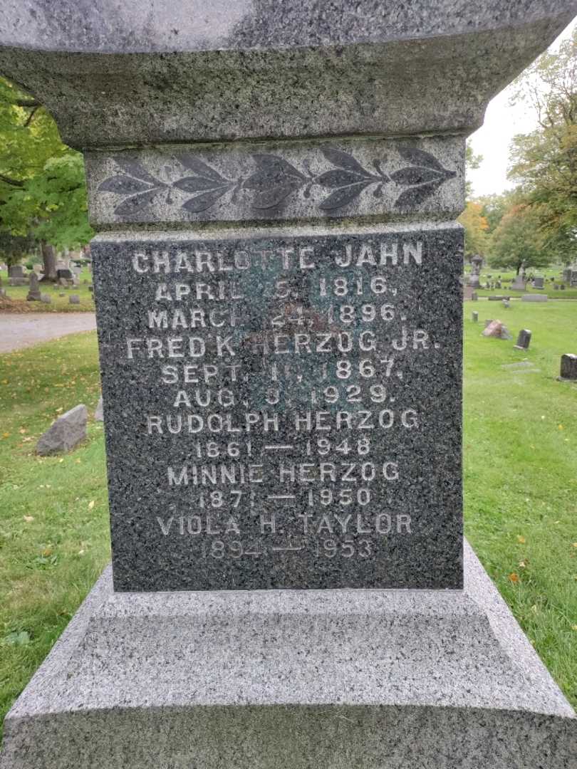Rudolph Herzog's grave. Photo 3