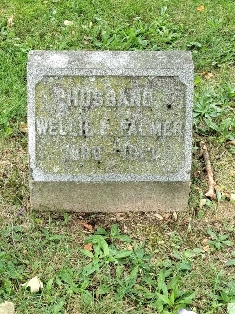 Wellington E. Palmer's grave. Photo 3