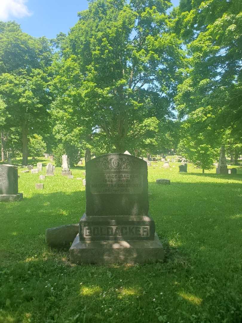 Margaretha Anna Goldacker's grave. Photo 2