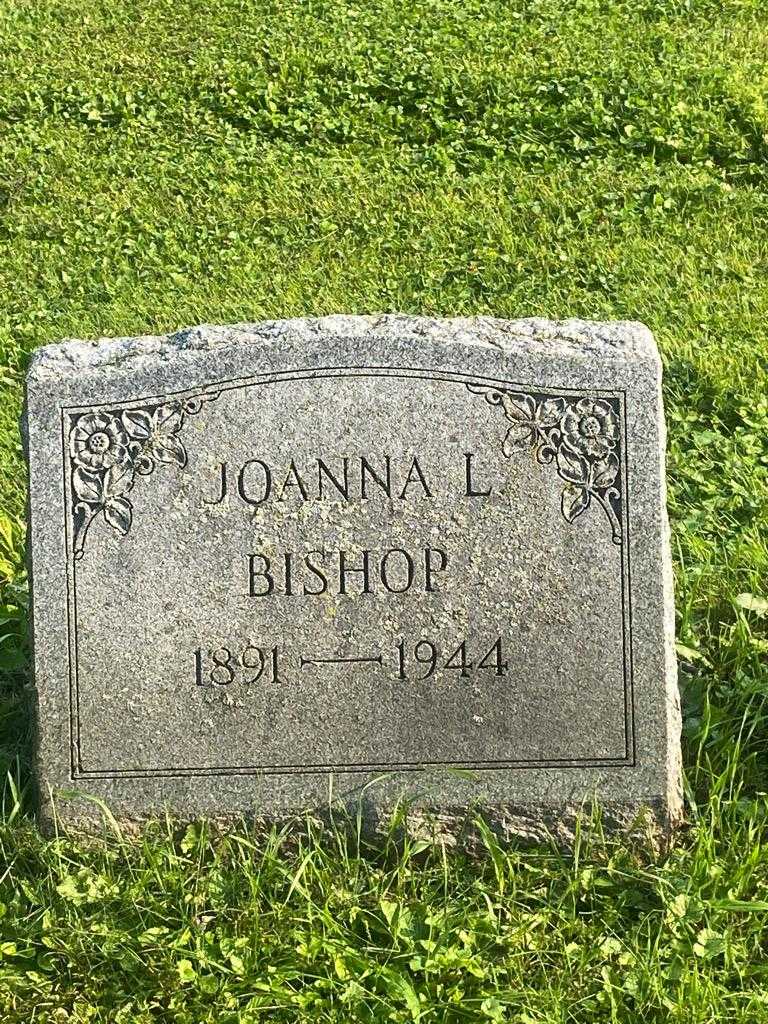 Joanna L. Bishop's grave. Photo 3