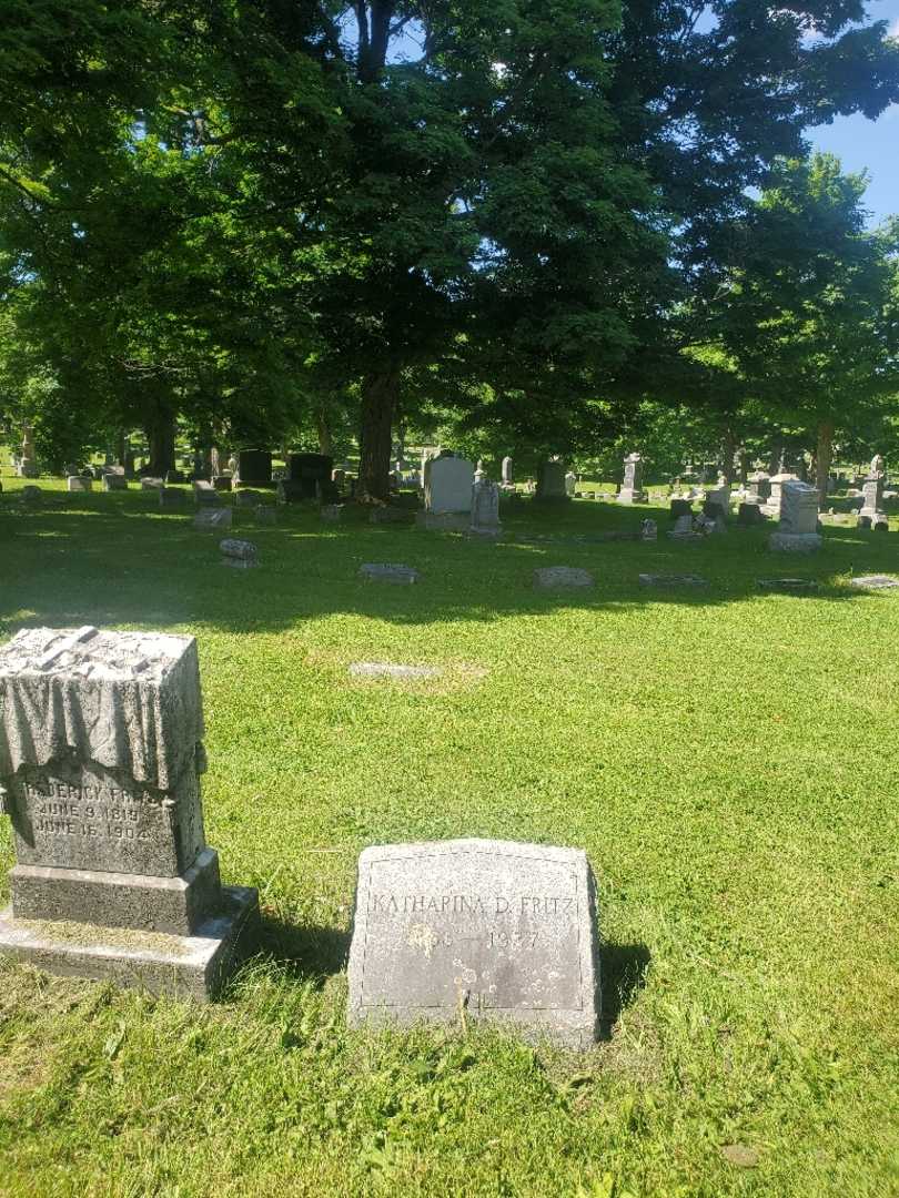 Annie Ricka Fritz's grave. Photo 2