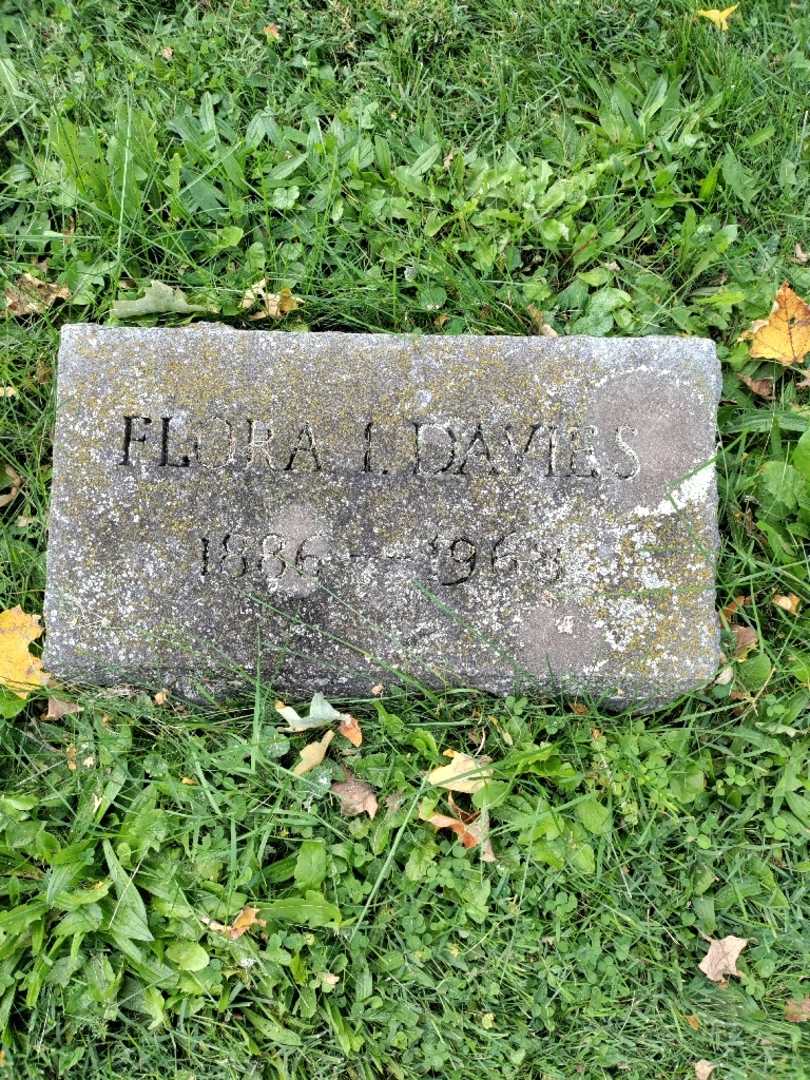 Flora I. Davies's grave. Photo 3