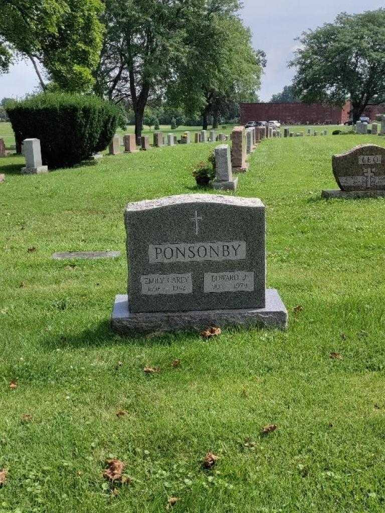 Emily Ponsonby Carey's grave. Photo 2