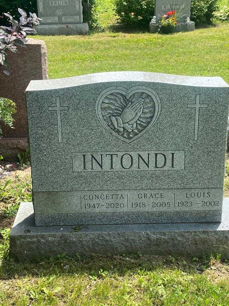 Louis Intondi's grave. Photo 3