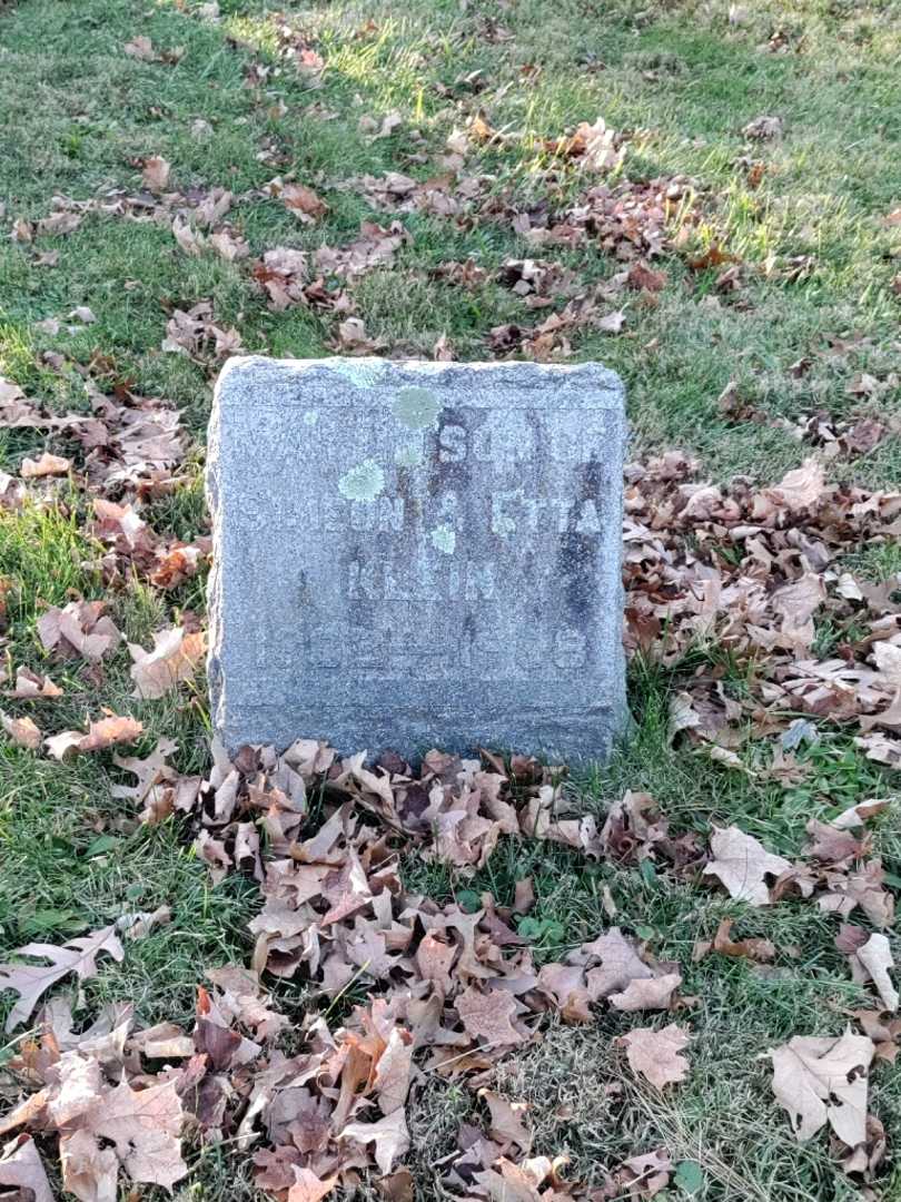 Martin Klein's grave. Photo 2
