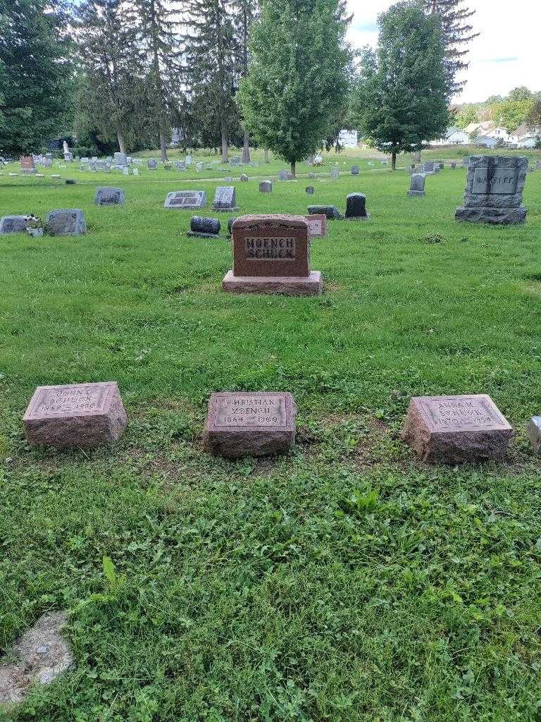 Christian Moench's grave. Photo 1