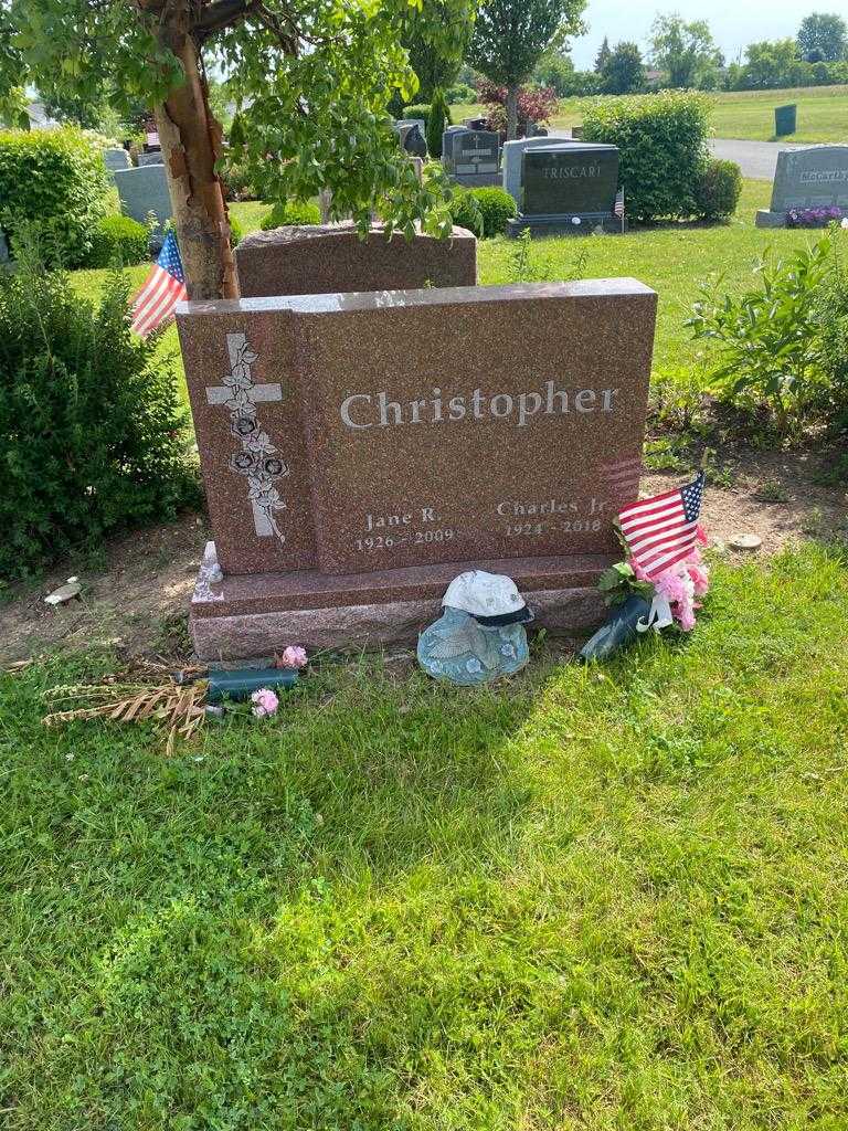 Jane R. Christopher's grave. Photo 2