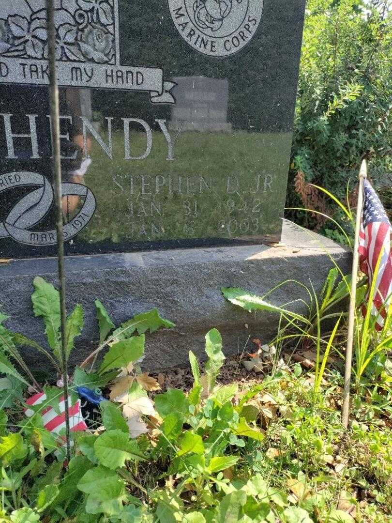 Stephen D. Von Hendy Junior's grave. Photo 4