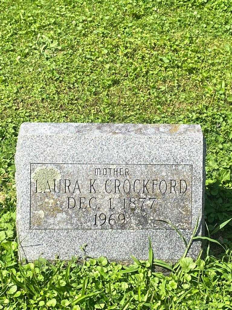 Laura K. Crockford's grave. Photo 3