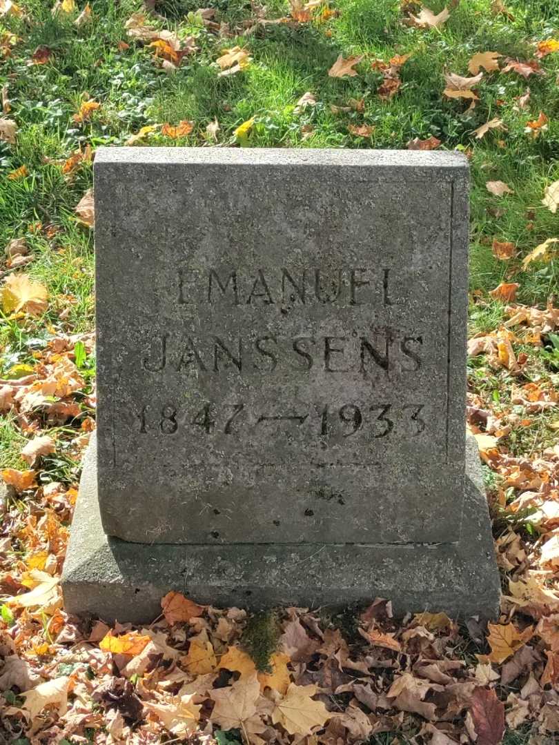Emanuel Janssens's grave. Photo 3