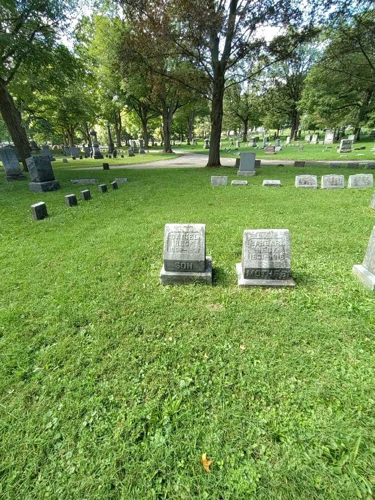 Daniel Heck's grave. Photo 1