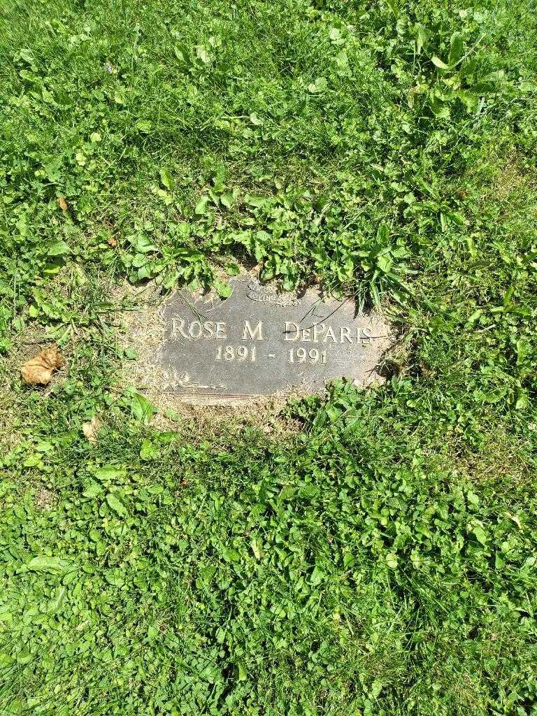 Rose M. DeParis's grave. Photo 2
