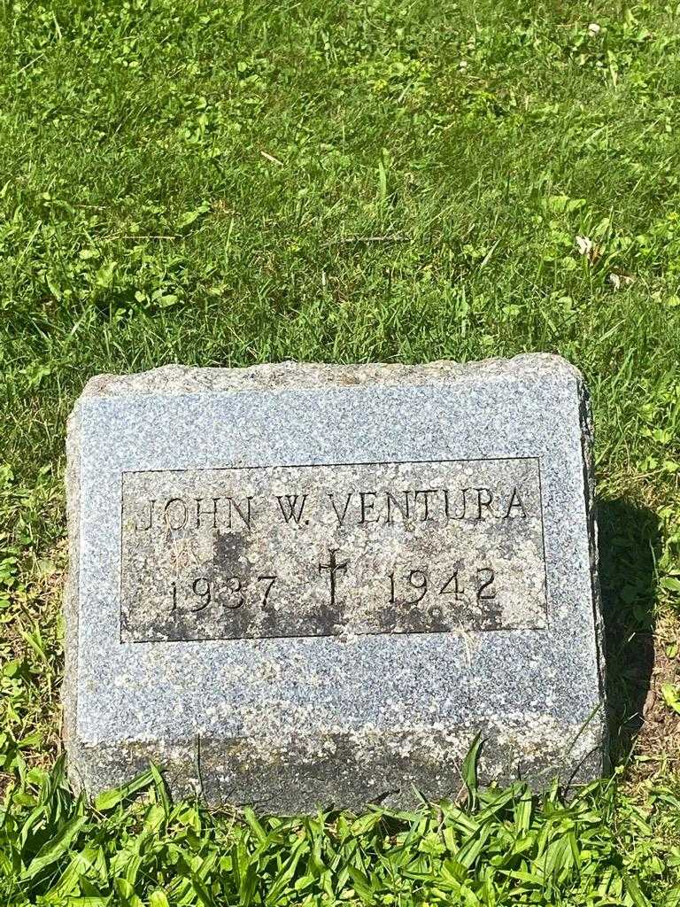 John W. Ventura's grave. Photo 3