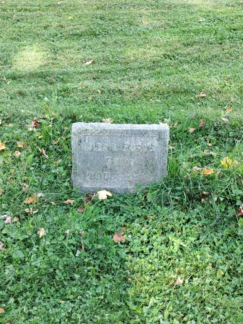 Carrie Borne Ryan's grave. Photo 2