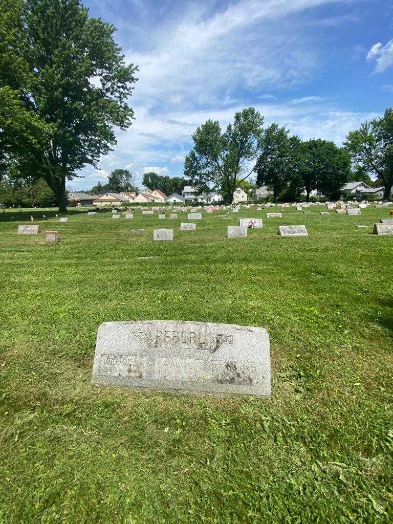 Mary L. Peberl's grave. Photo 1