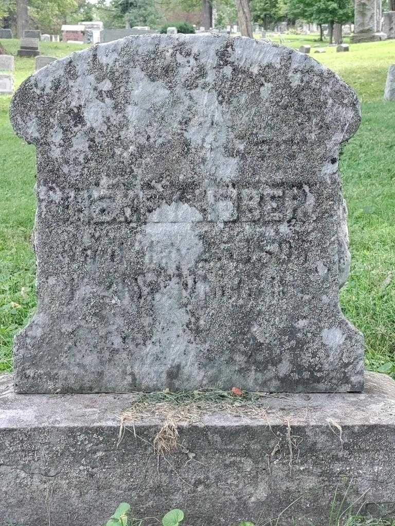 Henry Huber's grave. Photo 3