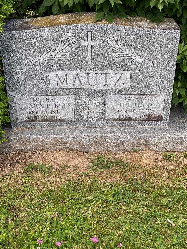 Julius A. Mautz's grave. Photo 3