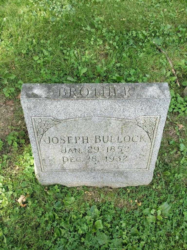 Joseph Bullock's grave. Photo 3