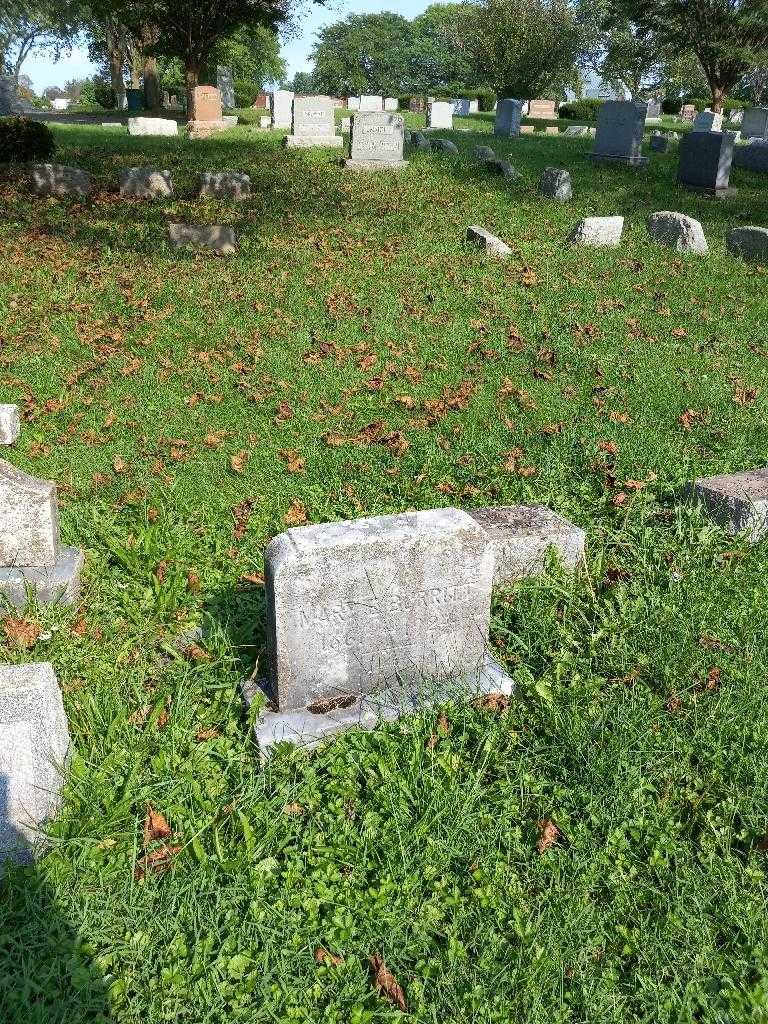 Mary E. Burritt's grave. Photo 1