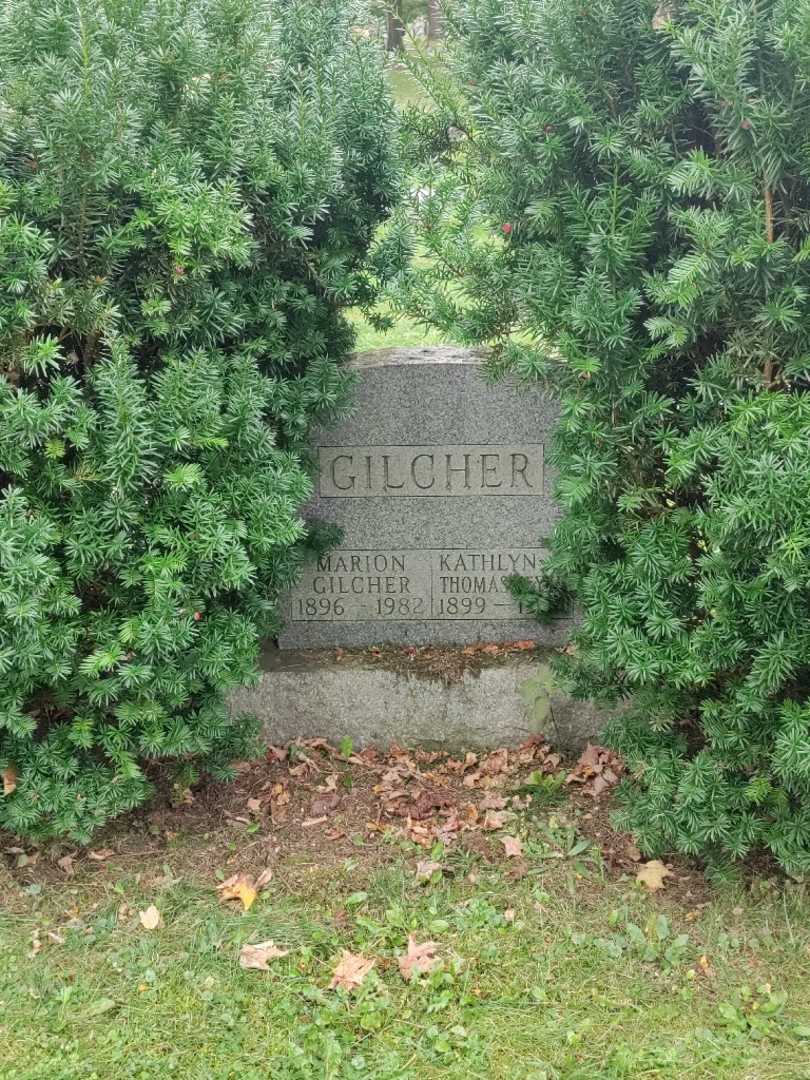 Marion Gilcher's grave. Photo 2