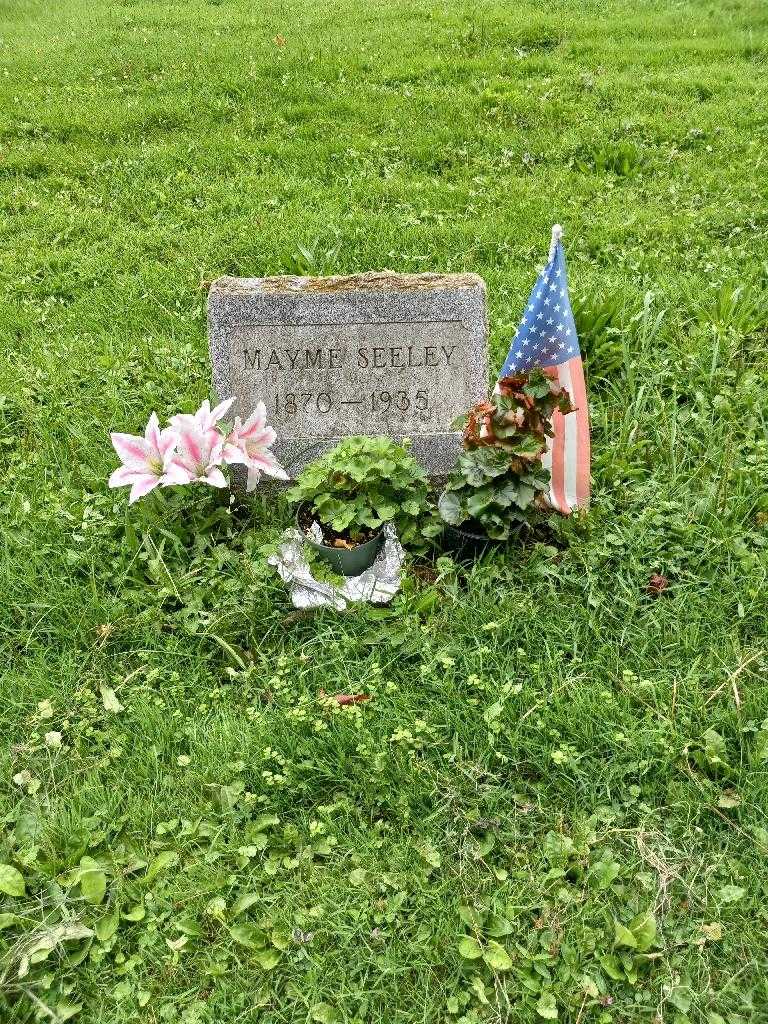 Mayme Seeley's grave. Photo 3