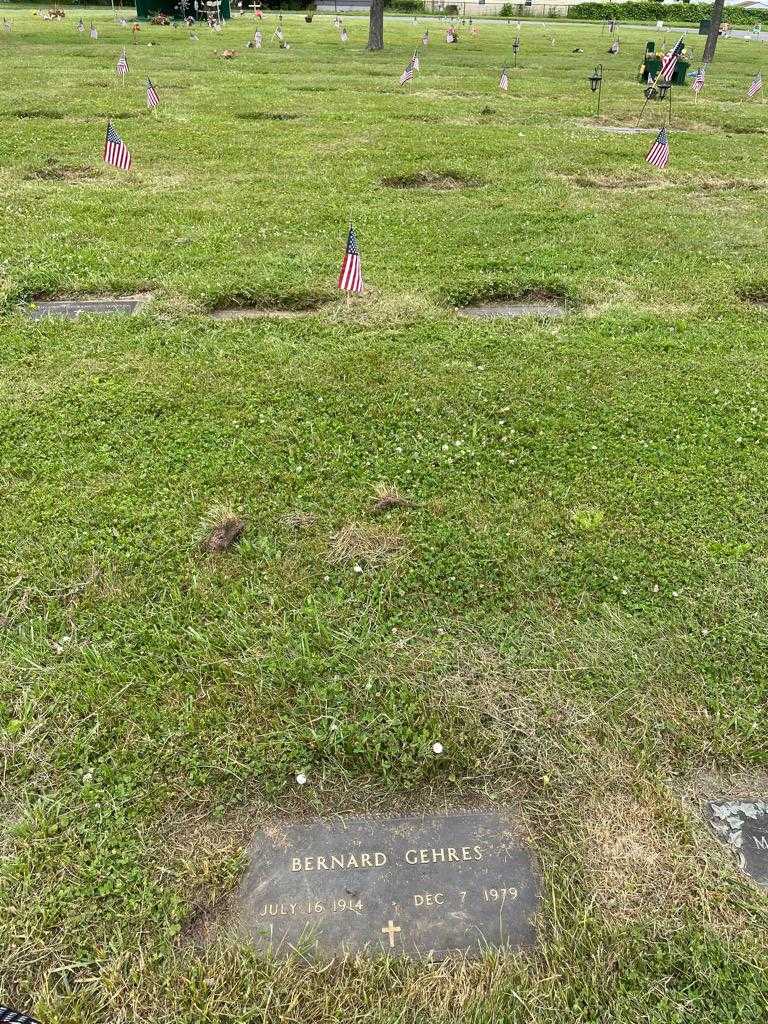 Bernard Gehres's grave. Photo 2