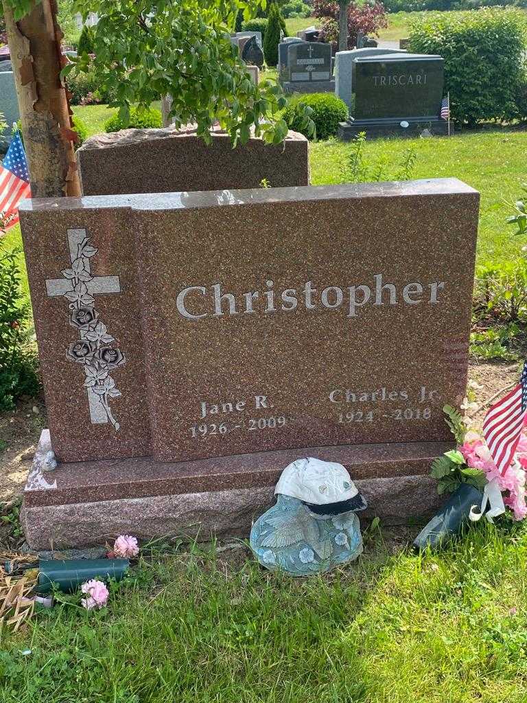 Jane R. Christopher's grave. Photo 3