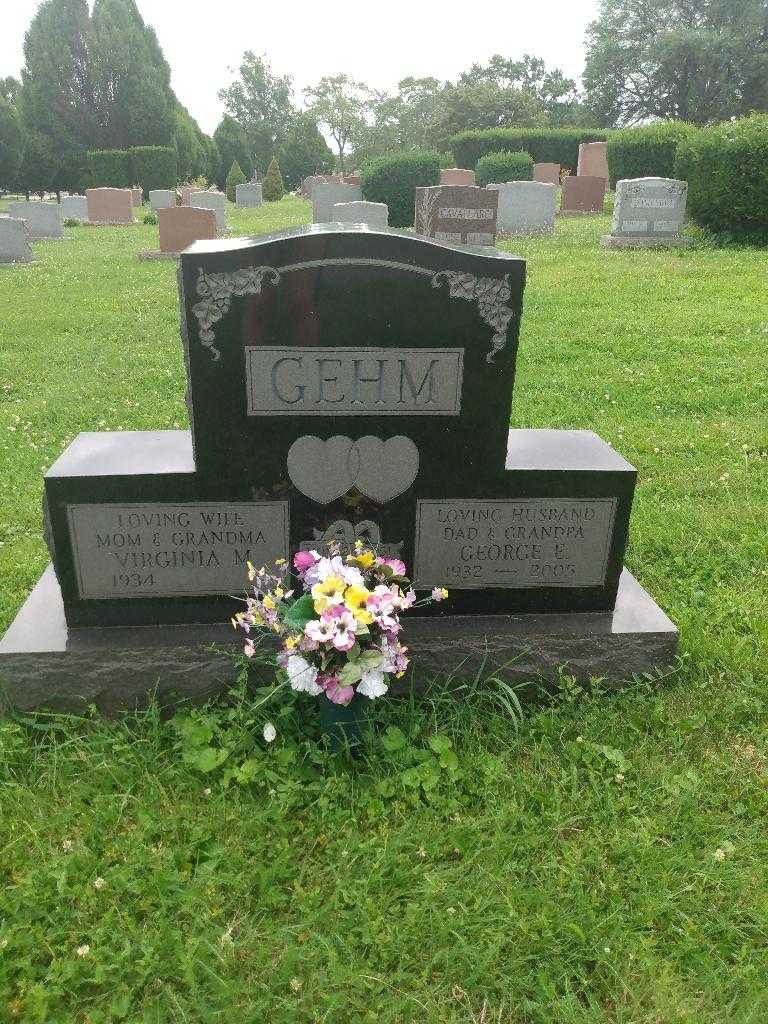 Virginia M. Gehm's grave. Photo 1