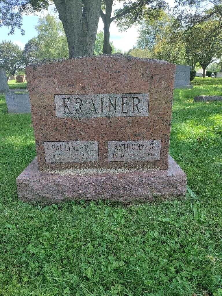 Anthony G. Krainer's grave. Photo 2