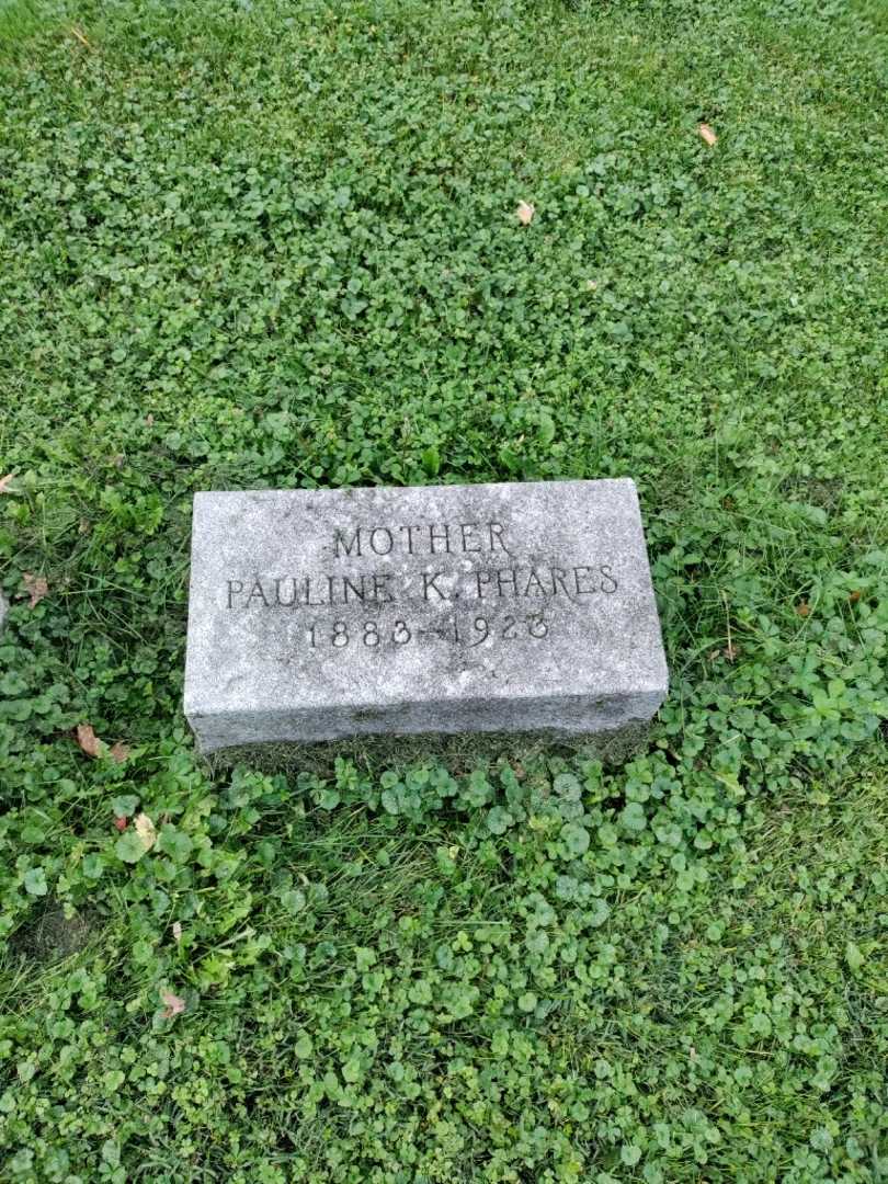 Pauline K. Phares's grave. Photo 2
