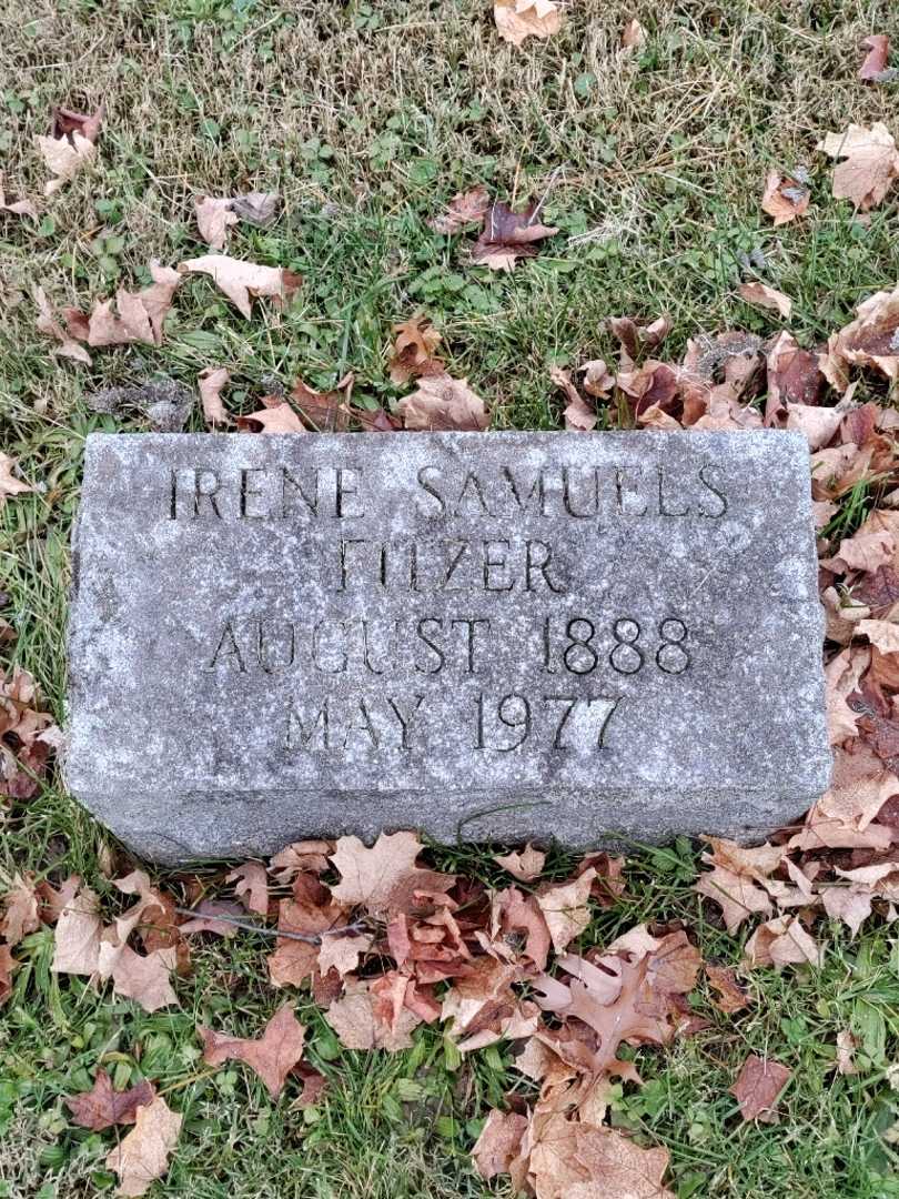 Irene Samuels Fitzer's grave. Photo 3