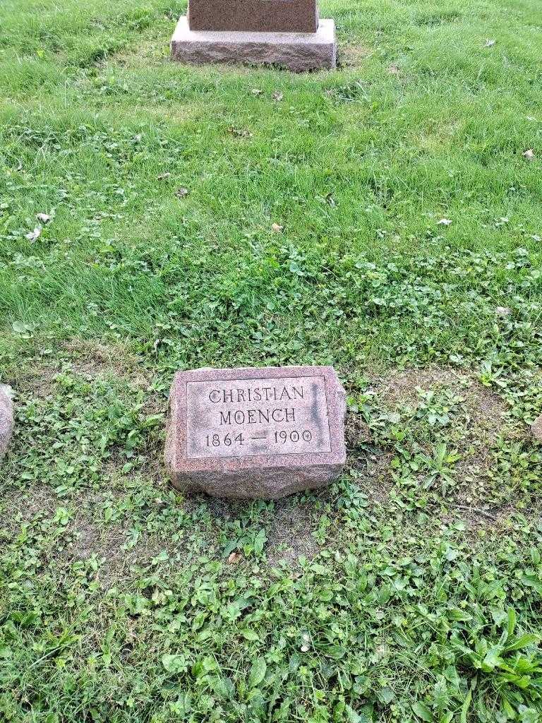 Christian Moench's grave. Photo 2