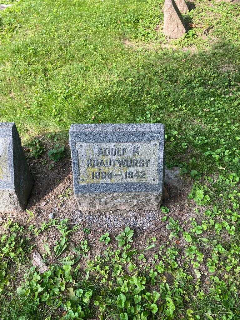 Adolf K. Krautwurst's grave. Photo 2
