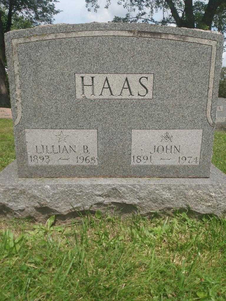 John Haas's grave. Photo 2