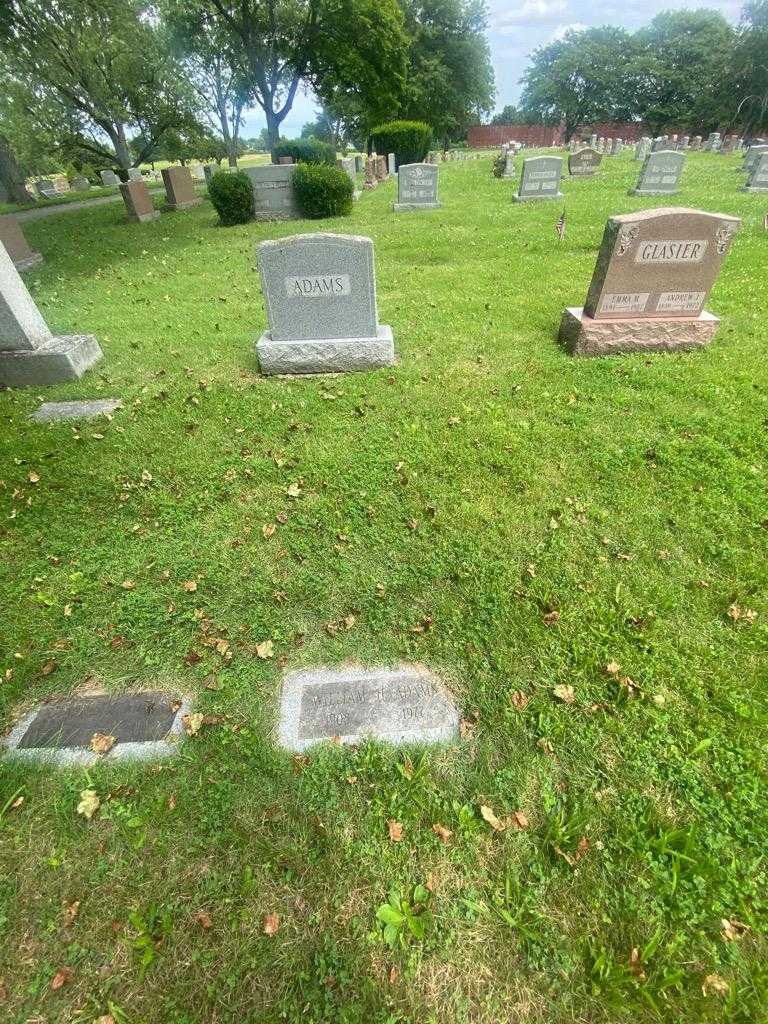 William H. Adams's grave. Photo 1