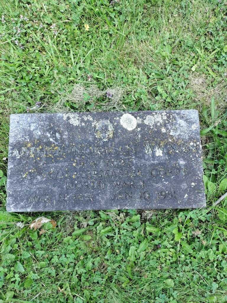 Arthur Norman Wilson's grave. Photo 3